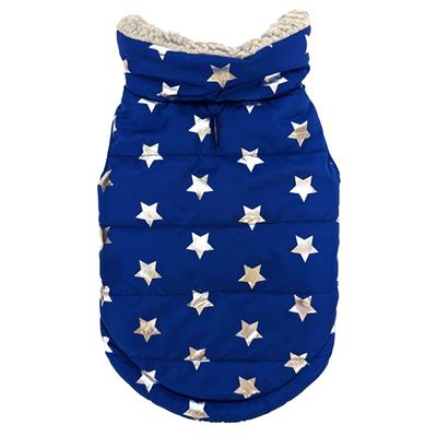 FASHION PET Starry Night Coat Blue X-Small